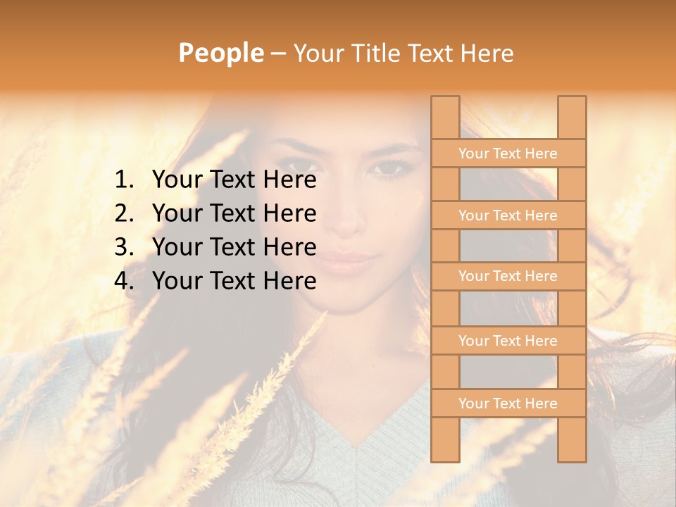 Portrait Day Close PowerPoint Template