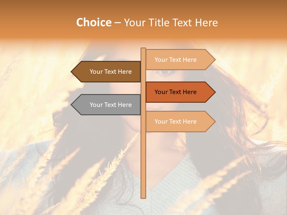 Portrait Day Close PowerPoint Template