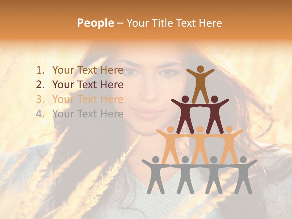 Portrait Day Close PowerPoint Template