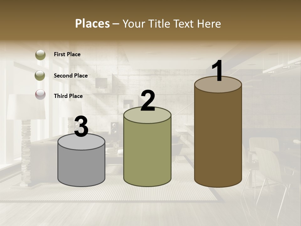 Modern Couch Lifestyles PowerPoint Template