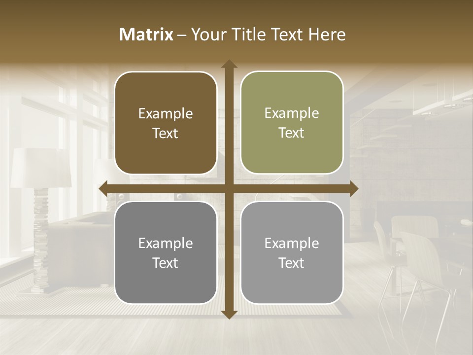 Modern Couch Lifestyles PowerPoint Template