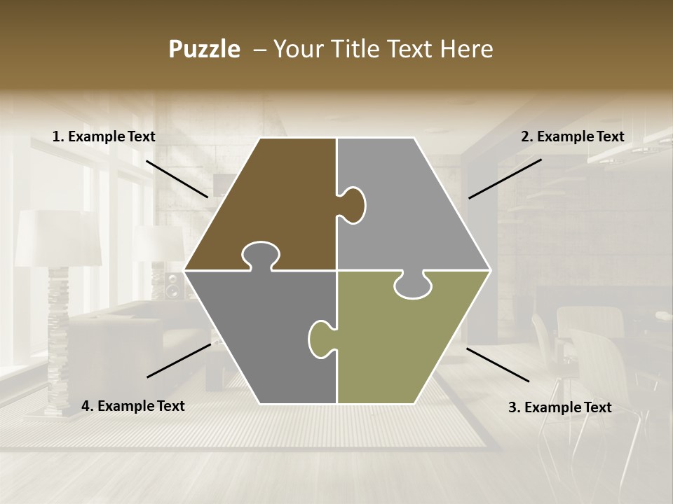 Modern Couch Lifestyles PowerPoint Template