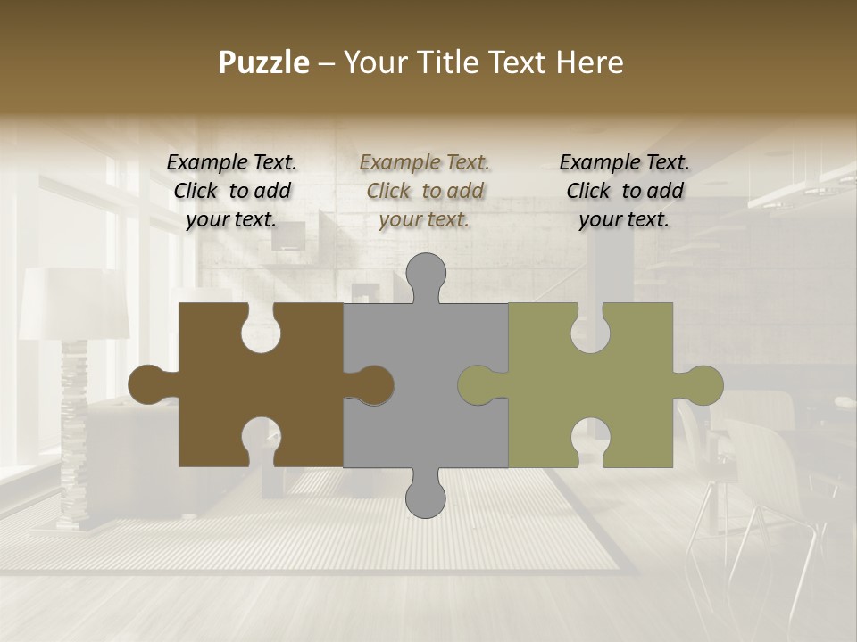 Modern Couch Lifestyles PowerPoint Template