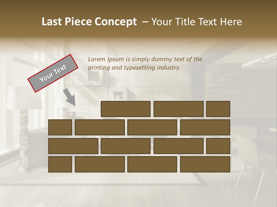 Modern Couch Lifestyles PowerPoint Template
