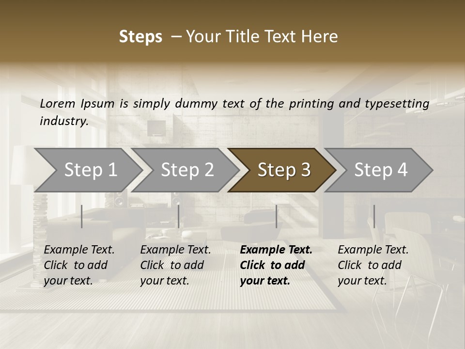 Modern Couch Lifestyles PowerPoint Template