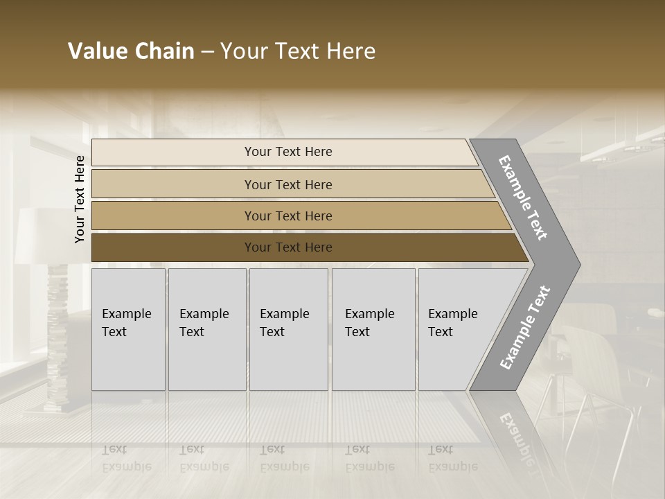 Modern Couch Lifestyles PowerPoint Template