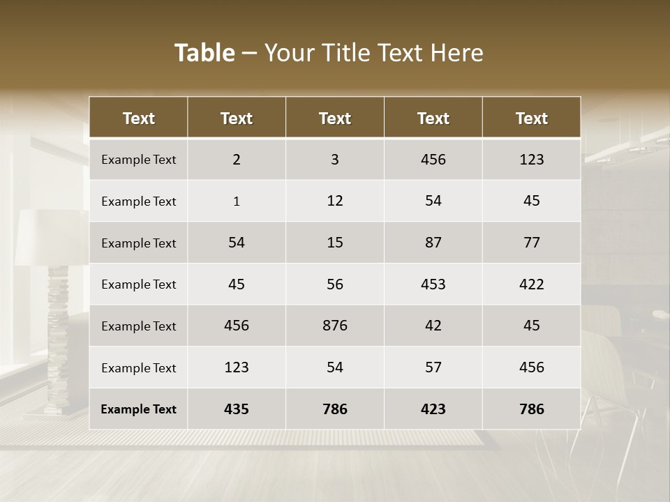 Modern Couch Lifestyles PowerPoint Template
