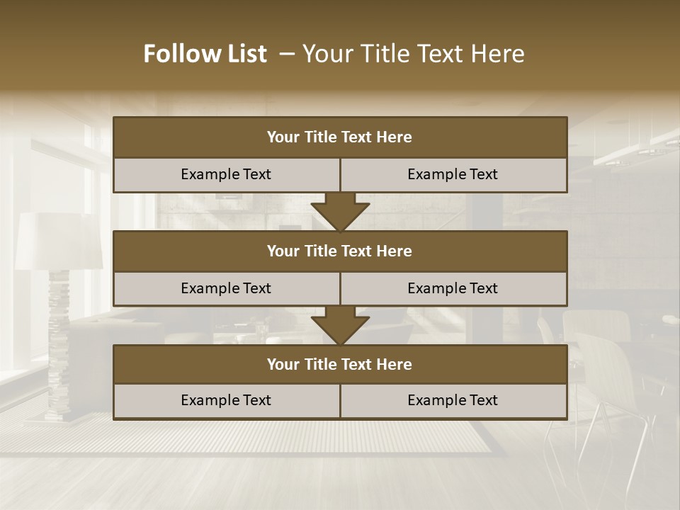 Modern Couch Lifestyles PowerPoint Template