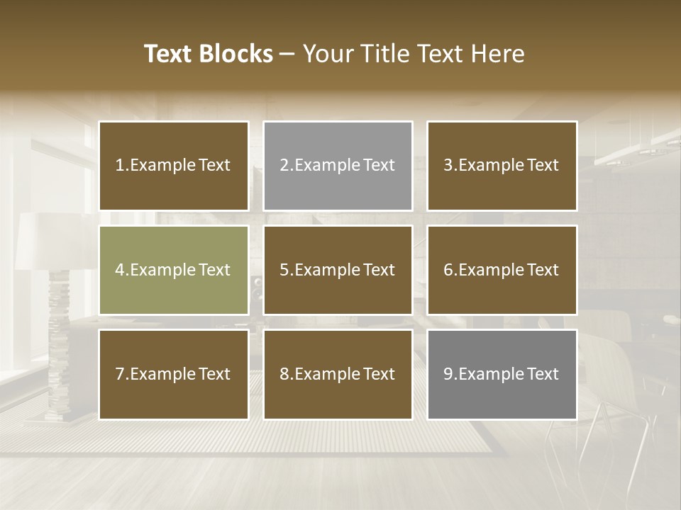 Modern Couch Lifestyles PowerPoint Template