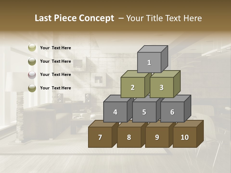 Modern Couch Lifestyles PowerPoint Template