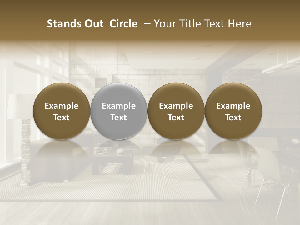 Modern Couch Lifestyles PowerPoint Template