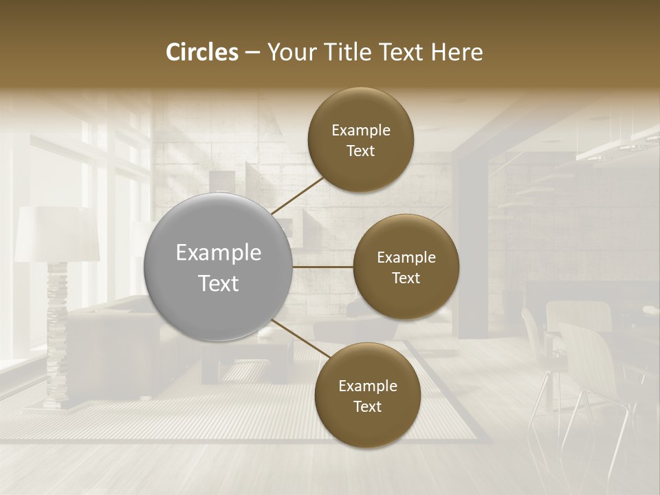 Modern Couch Lifestyles PowerPoint Template