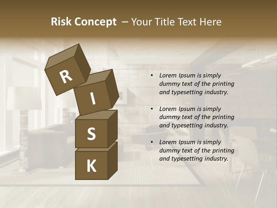 Modern Couch Lifestyles PowerPoint Template