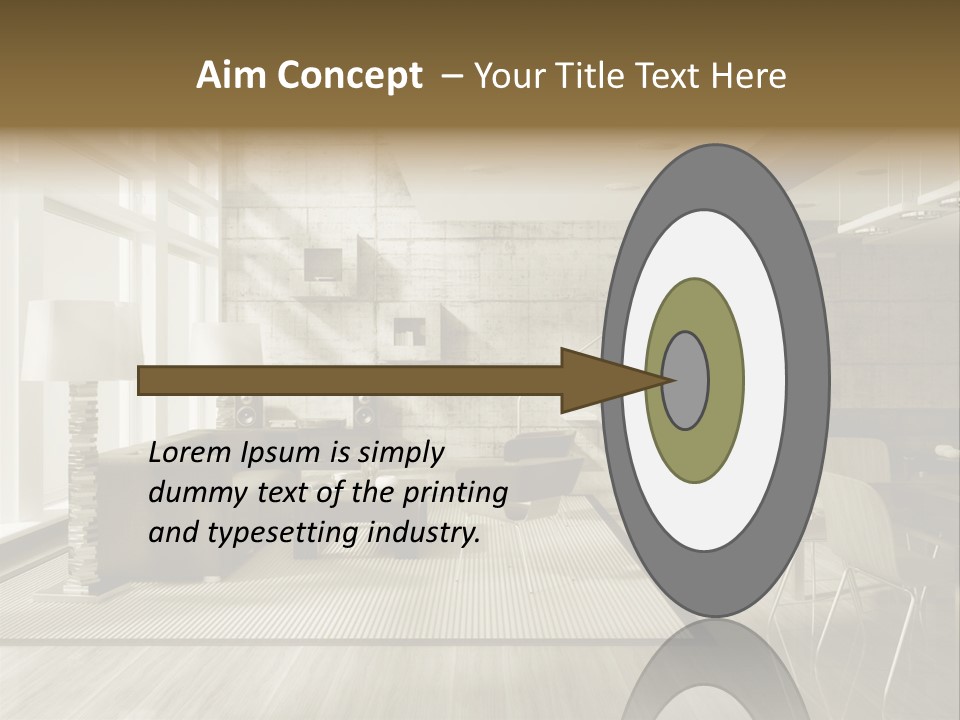 Modern Couch Lifestyles PowerPoint Template