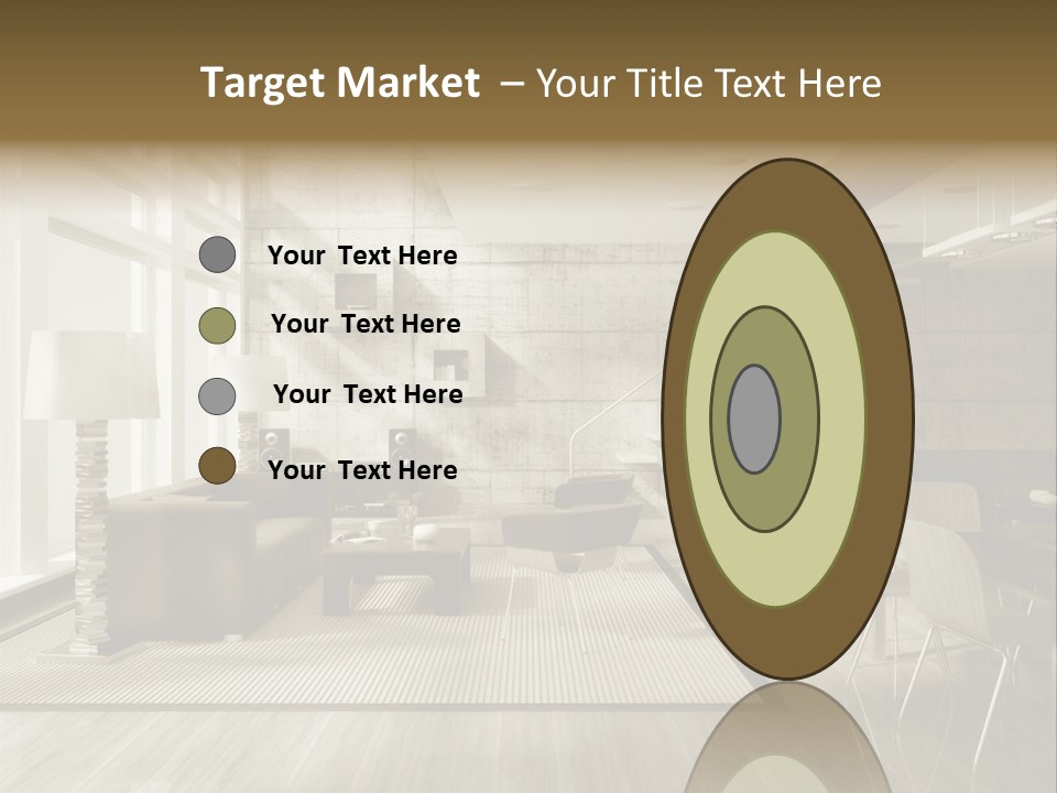 Modern Couch Lifestyles PowerPoint Template