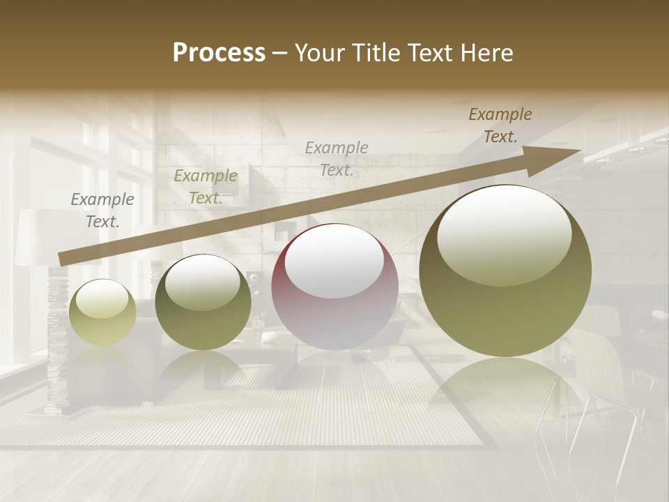 Modern Couch Lifestyles PowerPoint Template