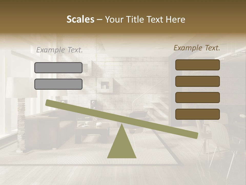 Modern Couch Lifestyles PowerPoint Template