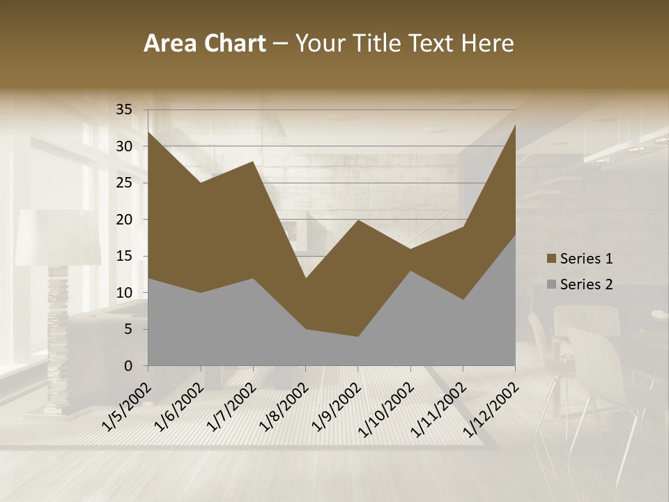 Modern Couch Lifestyles PowerPoint Template