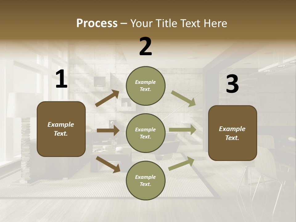 Modern Couch Lifestyles PowerPoint Template
