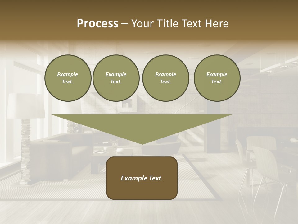 Modern Couch Lifestyles PowerPoint Template