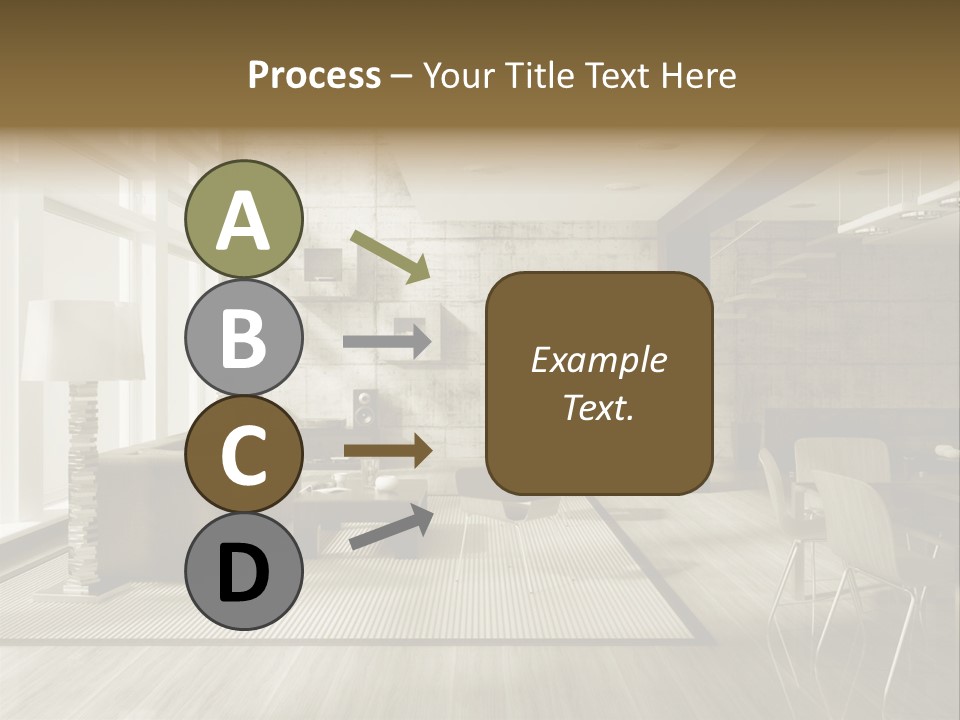 Modern Couch Lifestyles PowerPoint Template