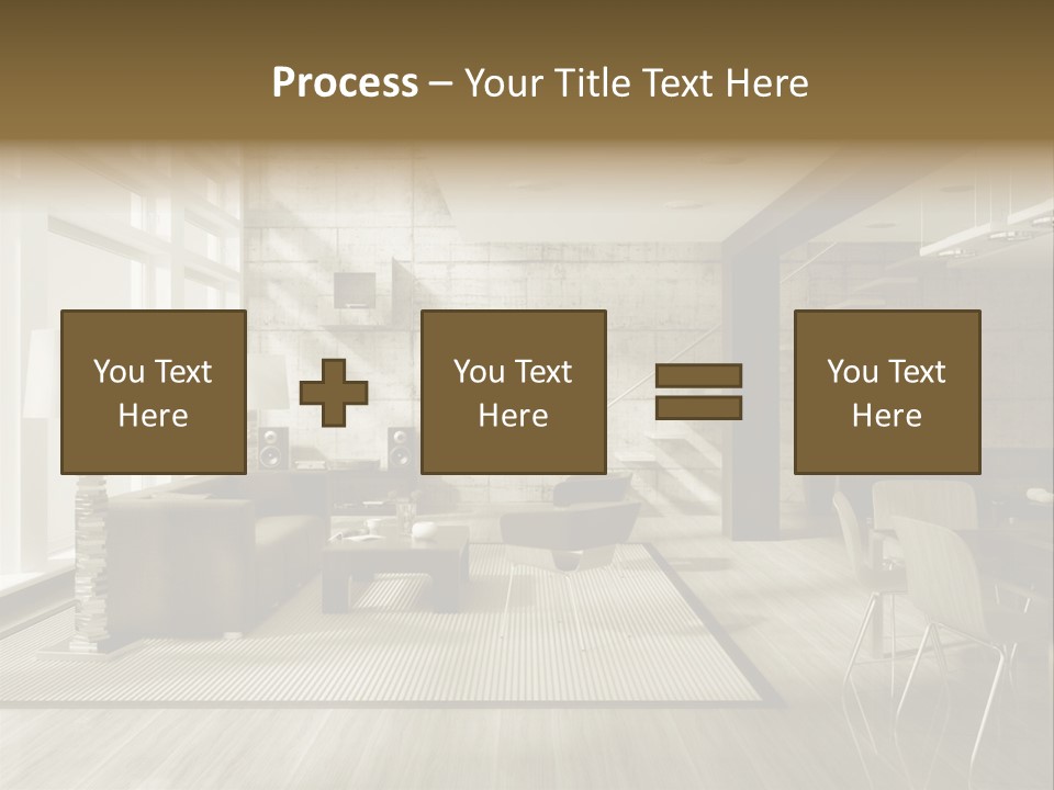 Modern Couch Lifestyles PowerPoint Template