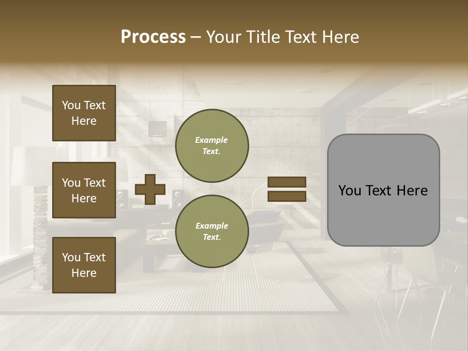 Modern Couch Lifestyles PowerPoint Template