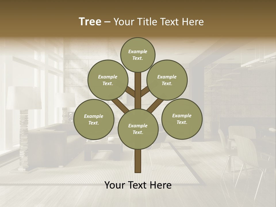 Modern Couch Lifestyles PowerPoint Template