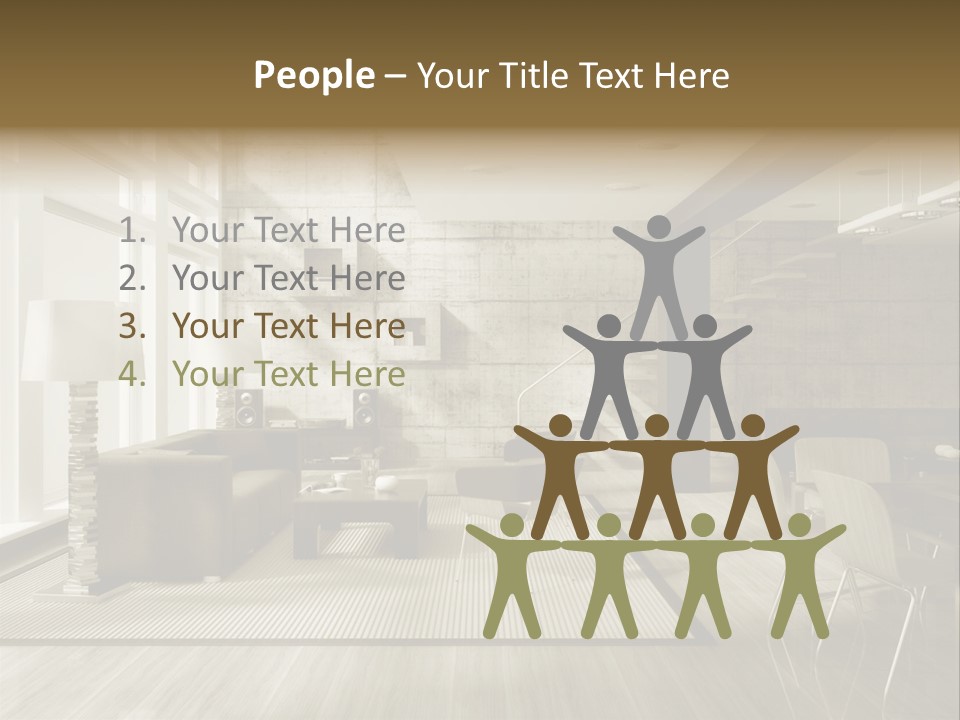 Modern Couch Lifestyles PowerPoint Template