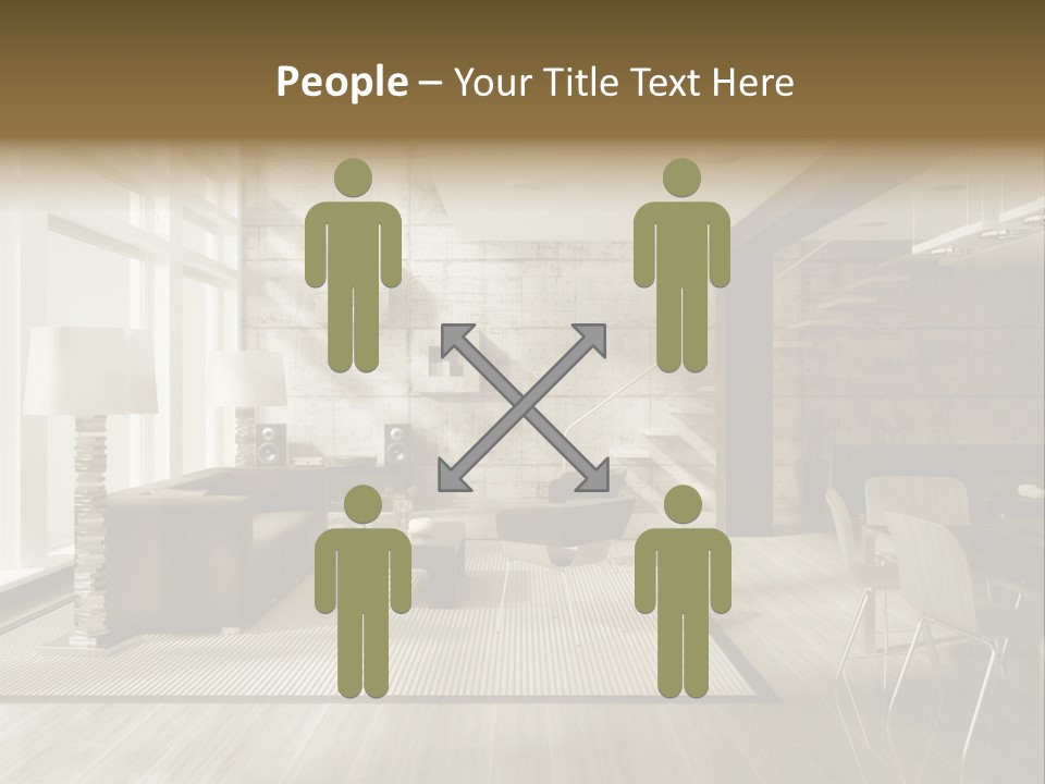 Modern Couch Lifestyles PowerPoint Template