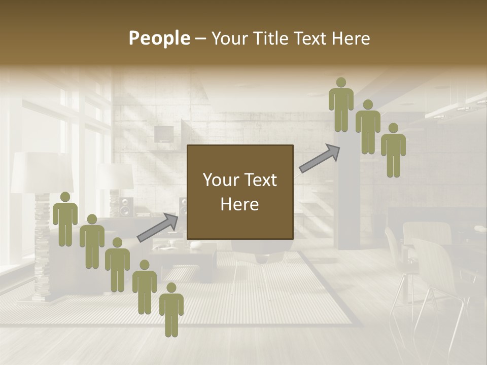 Modern Couch Lifestyles PowerPoint Template