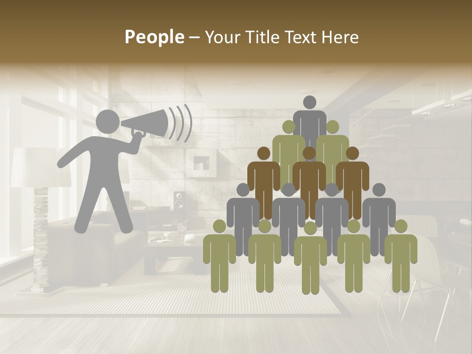 Modern Couch Lifestyles PowerPoint Template