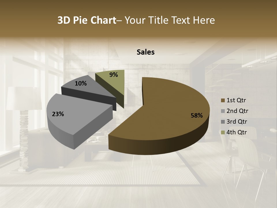 Modern Couch Lifestyles PowerPoint Template