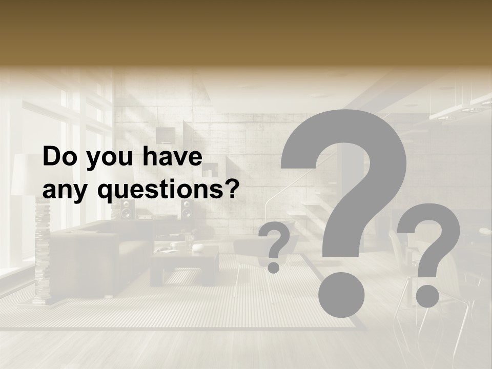 Modern Couch Lifestyles PowerPoint Template