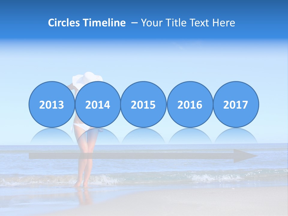 Young Relaxation Enjoy PowerPoint Template