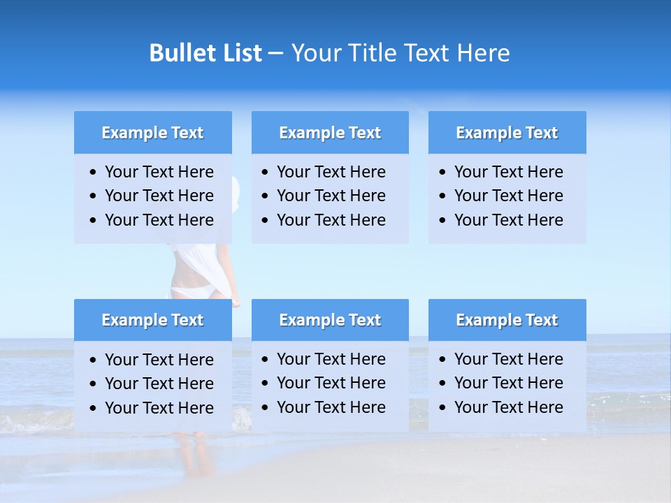 Young Relaxation Enjoy PowerPoint Template