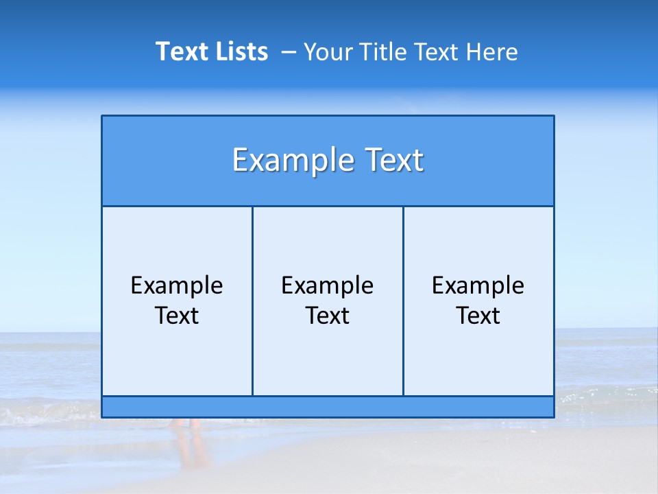 Young Relaxation Enjoy PowerPoint Template