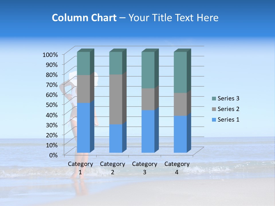 Young Relaxation Enjoy PowerPoint Template