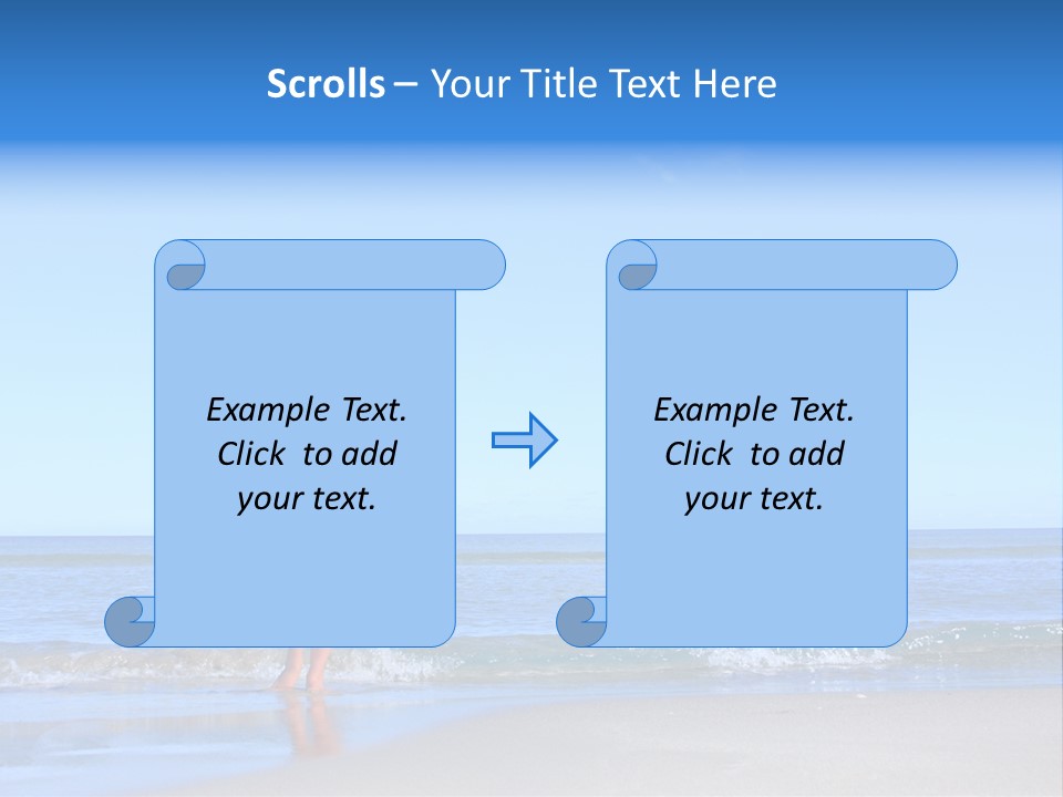 Young Relaxation Enjoy PowerPoint Template