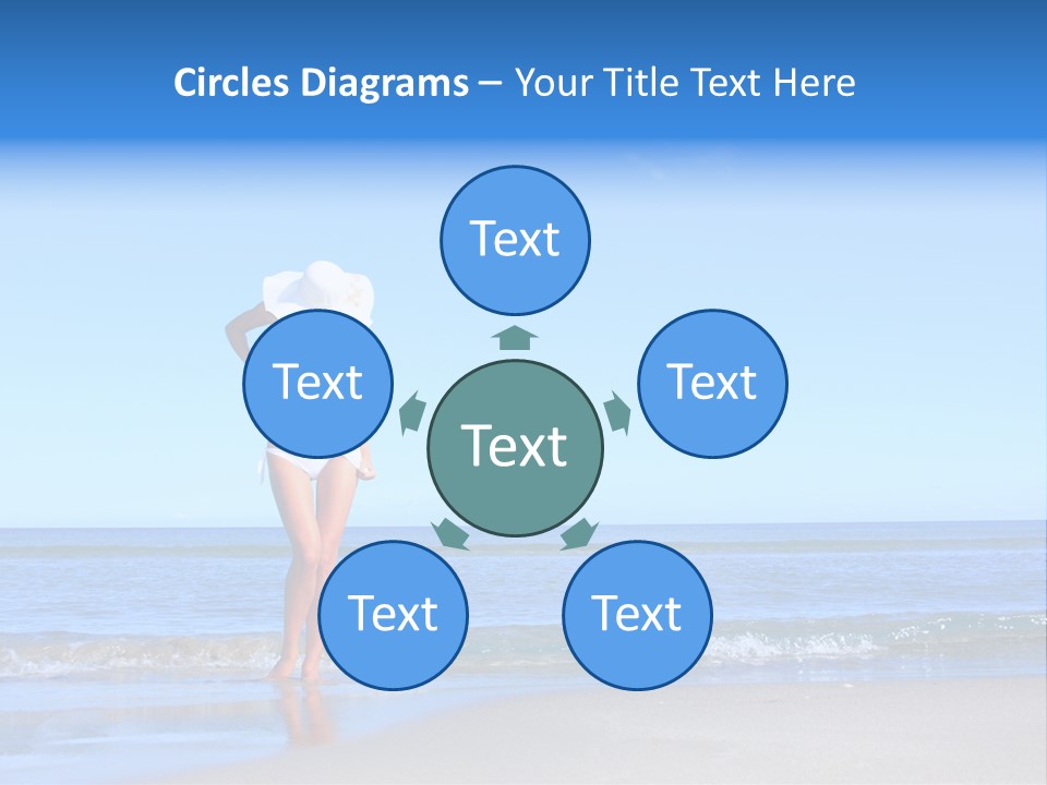 Young Relaxation Enjoy PowerPoint Template