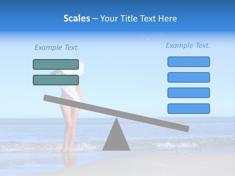 Young Relaxation Enjoy PowerPoint Template