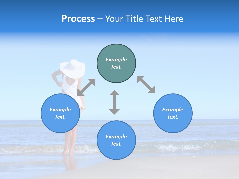 Young Relaxation Enjoy PowerPoint Template