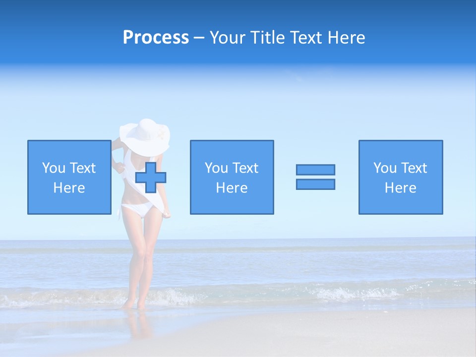 Young Relaxation Enjoy PowerPoint Template