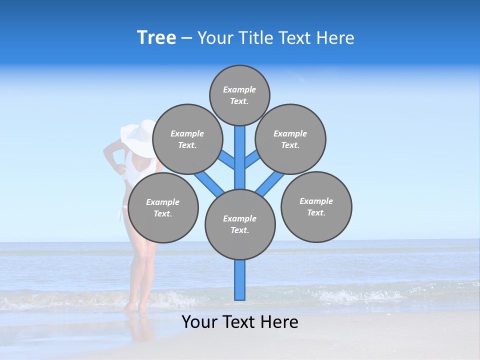 Young Relaxation Enjoy PowerPoint Template