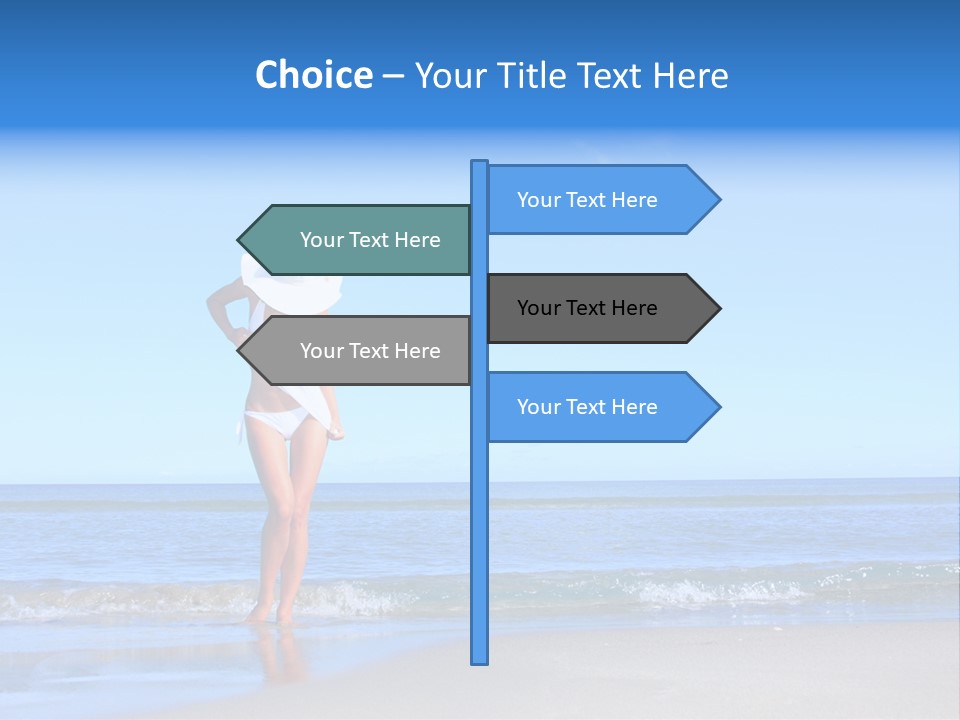 Young Relaxation Enjoy PowerPoint Template