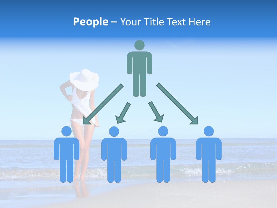 Young Relaxation Enjoy PowerPoint Template