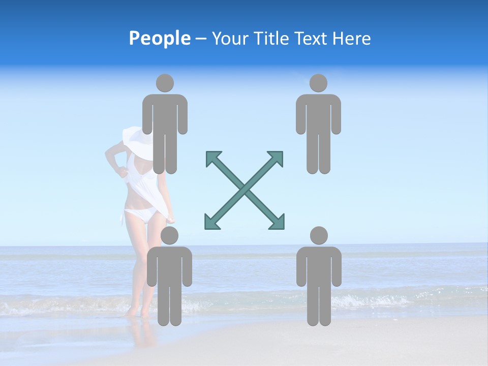 Young Relaxation Enjoy PowerPoint Template