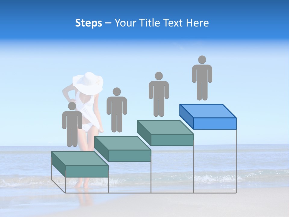 Young Relaxation Enjoy PowerPoint Template