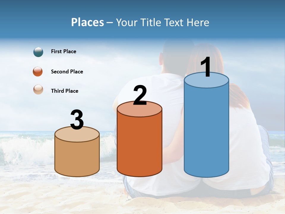 Lifestyle Sea Women PowerPoint Template