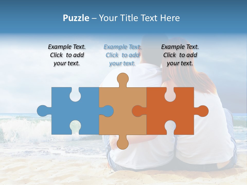 Lifestyle Sea Women PowerPoint Template